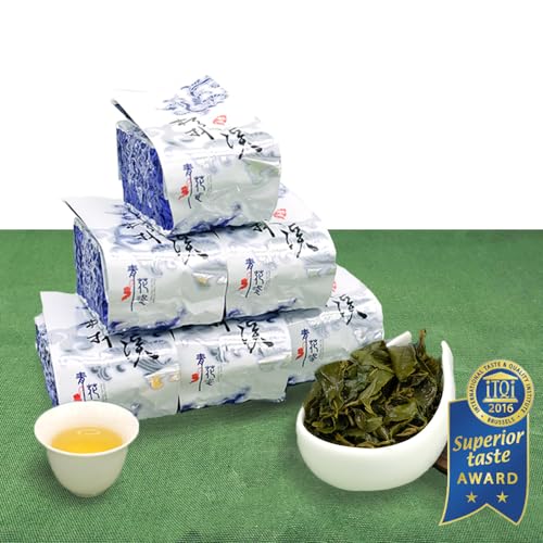 Thé Oolong Shanlinxi Taiwan : authentique thé vert gao shan cha en vrac, 150g*4