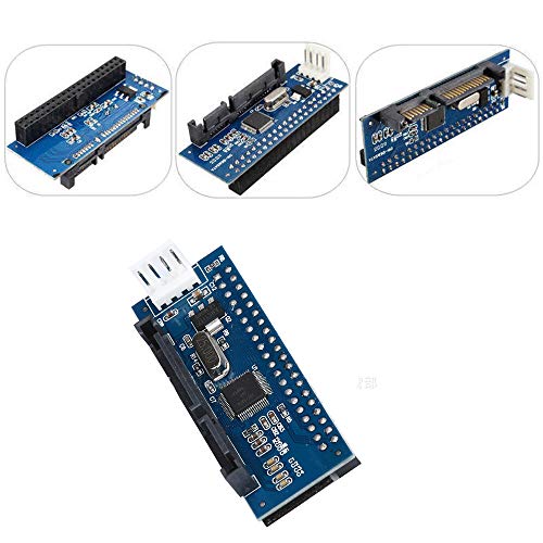 Comimark 1Pcs 40 Pin IDE Female to SATA 22-Pin Male Adapter ATA to Serial SATA Card Converter - Thumbnail 4