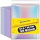 Kinmsito 25 Stück Poly Bubble Mailer,Luftpolsterumschläge Holographisch,Selbstklebende Gepolsterte Umschläge,Versandtaschen mit Luftpolsterfolie,Briefumschläge Bubble Mailers für Verpackung(21,5x30cm)