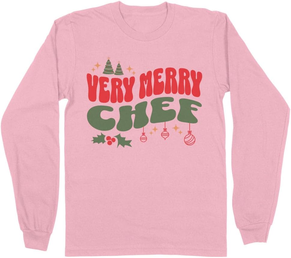 Very Merry Chef Long Sleeve Shirt Unisex