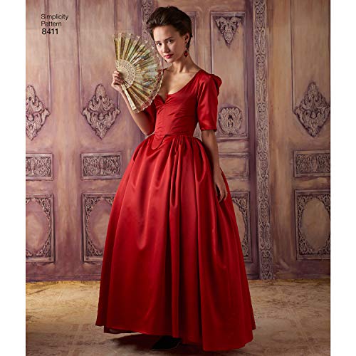 Patron de couture Simplicity 8411 robe femme Miss Petite tailles 18-22