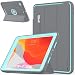 Produktbild TECHGEAR D-Fence Schutzhülle Designed für iPad 10.2 2020/2019 [8. / 7. Generation] Hülle, Schlanker, Schlagfester, Robuster Schutzanzug Rüstung Smart Fall, Kinder Schulen Builders Workman - HellBlau