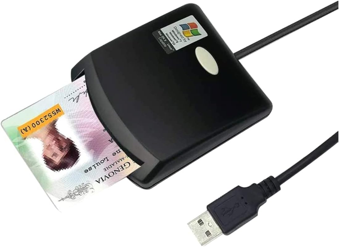 Chip Reader Software Amazon.com: ISO7816 EMV SIM eID Contact Smart Chip Card Reader Writer ...
