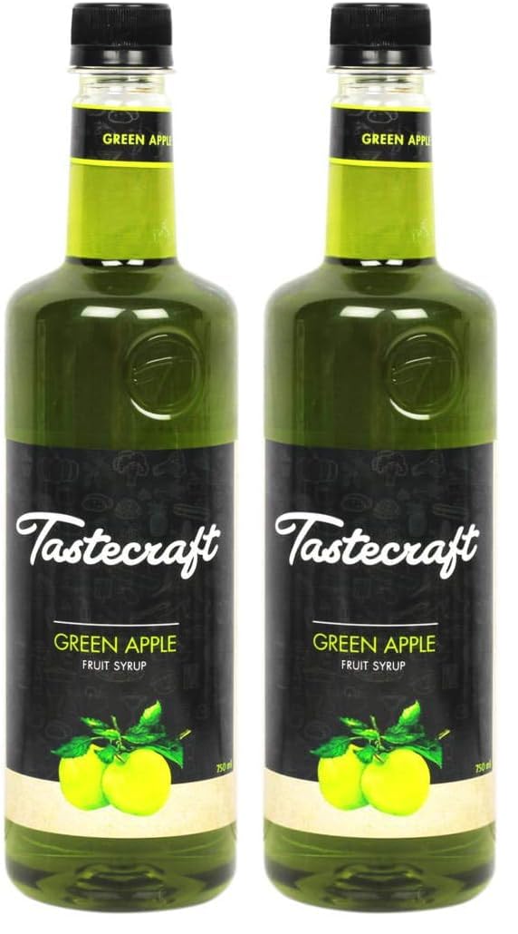 Tastecraft Green Apple Fruit Syrup 750ml (Pack of 2)-image-48