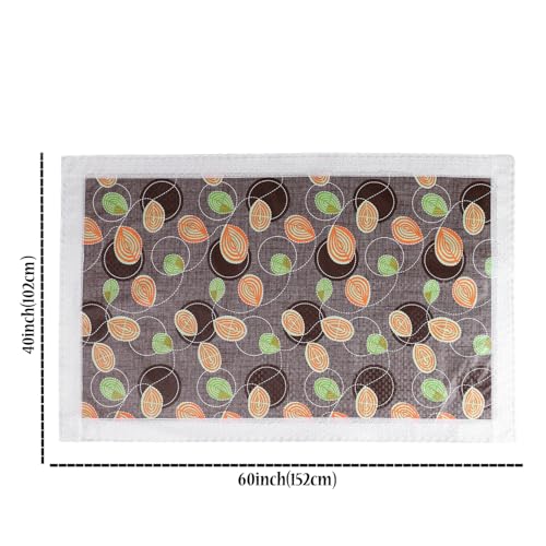 Image of Dakshya Industries PVC Waterproof Center Table Cover 40 x 60 Inch | Rectangle Coffee Table Cover | Spill Proof Oil Resistant Dustproof Heat Resistant Wipe Clean