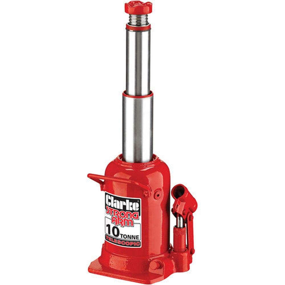 Clarke CTBJ10 10 Tonne Telescopic Bottle Jack - 7621050