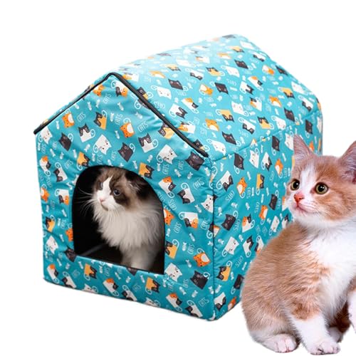 Casa para gatos refrescante - Tienda impermeable para perros | Casa portátil para gatos y perros de interior y exterior para sala de estar, jardín, terraza, dormitorio