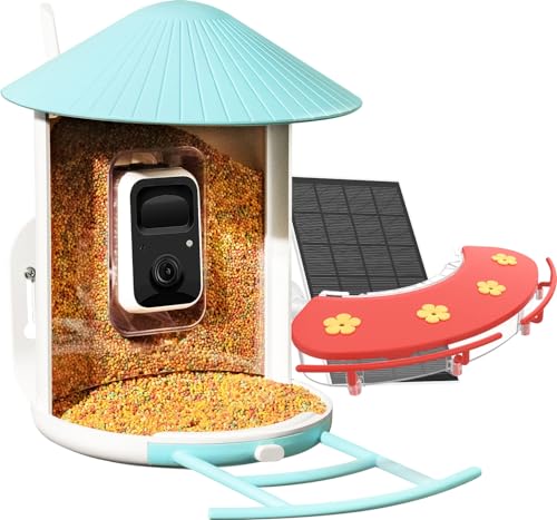 NETVUE Birdfy Hummee - Smart Hummingbird Feeder with Camera, Auto Capture Bird Videos & Birdwatching Up-Close, with Any Angle Adjustable Brackets for Watch All The Birds - Thumbnail 2