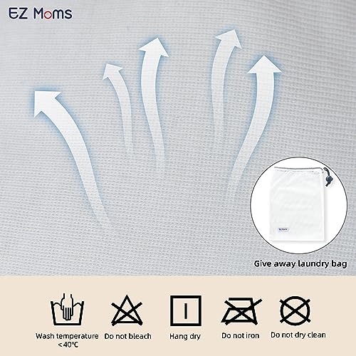 EZ Moms 8 Packs Potty Training Underwear Soft 100% Cotton Absorbent Toddler Training Underwear Girls Kid Confident Toddler Girl Panties 5T Reusable Leakproof Baby Pee Pants with Potty Sticker Chart - Thumbnail 5