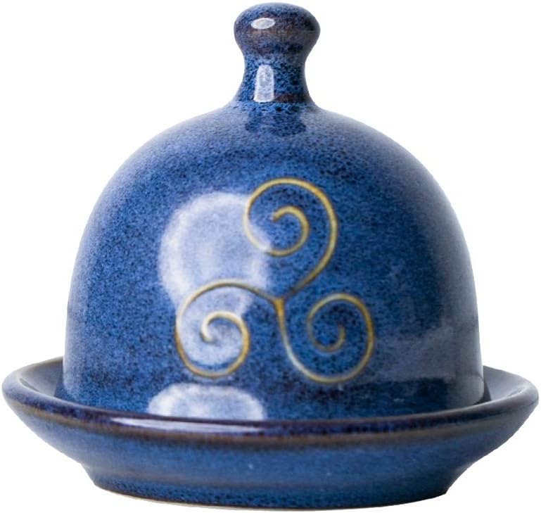 Butter Container Creative Small Sauce Dish with Lid Mini Single Portion Butter Dish Holder Seasoning Dish Ceramic Butter Box Snack Dish Pickle Dish Vinegar Dish for All Types of Butter