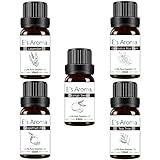 E's Aroma アロマオイルセット 100%純正 エッセンシャルオイル 厳選精油 10ml 5本セット プレゼントに最適 ラベンダー オレンジスウィート グレープフルーツ・ピンク ティーツリー ユーカリ･ブルーガム (スタンダード)