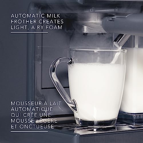 Mr. Coffee One-Touch CoffeeHouse+ Espresso, Cappuccino, and Latte Maker | Coffee Machine with 19-Bar Italian Pump and Milk Frother | Ideal for Latte, Espresso and Coffee Lovers | Grey by Mr. Coffee - Image 4