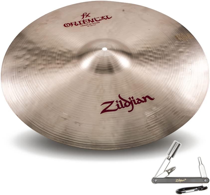Avedis Zildjian Zildjian A0623 22-Inch FX Oriental Crash of Doom Cymbal - Traditional Finish With ZKEY