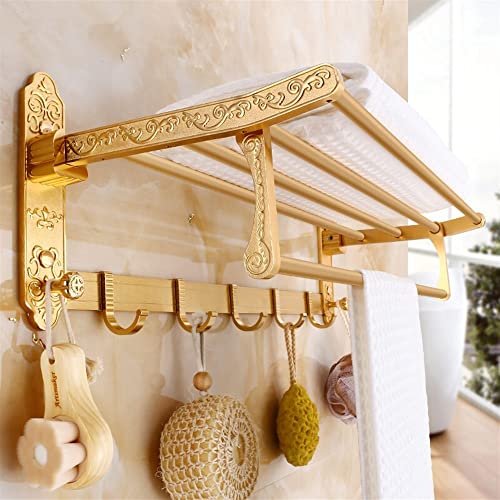 Porte-serviettes pour gagner de l'espace dans une petite douche