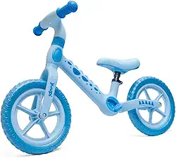 Bicicleta De Equilíbrio Sem Pedal Dino Azul Yuupi