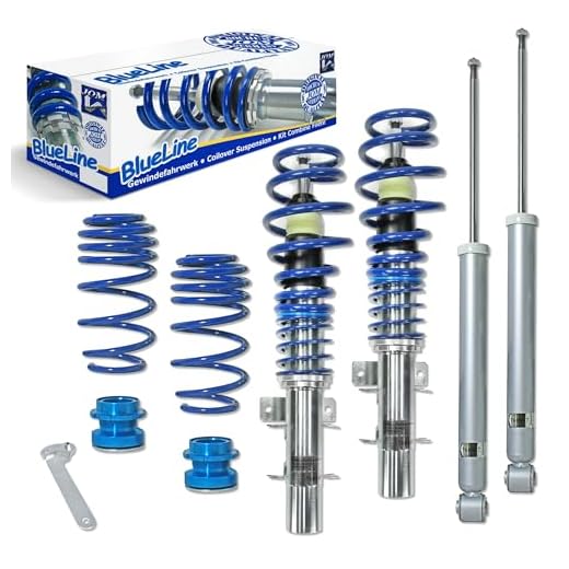 JOM 741096 BlueLine suspension cuerpo roscadoSeat Ibiza/Cordoba Typ (6L) 1.2/1.4/1.4 TDi/ 1.9SDi/ 1.9TDi, 01-, amortiguadores y muelles