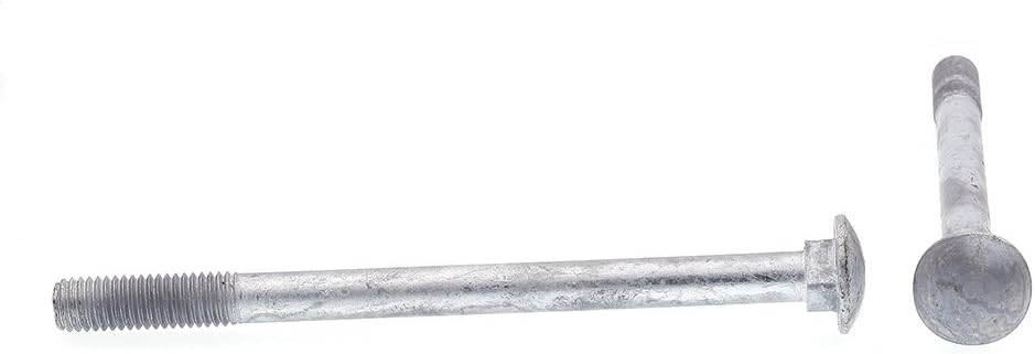 Prime-Line 9064768 Carriage Bolts, 1/2 in.-13 X 7 in., A307 Grade A Hot Dip Galvanized (10 Pack)