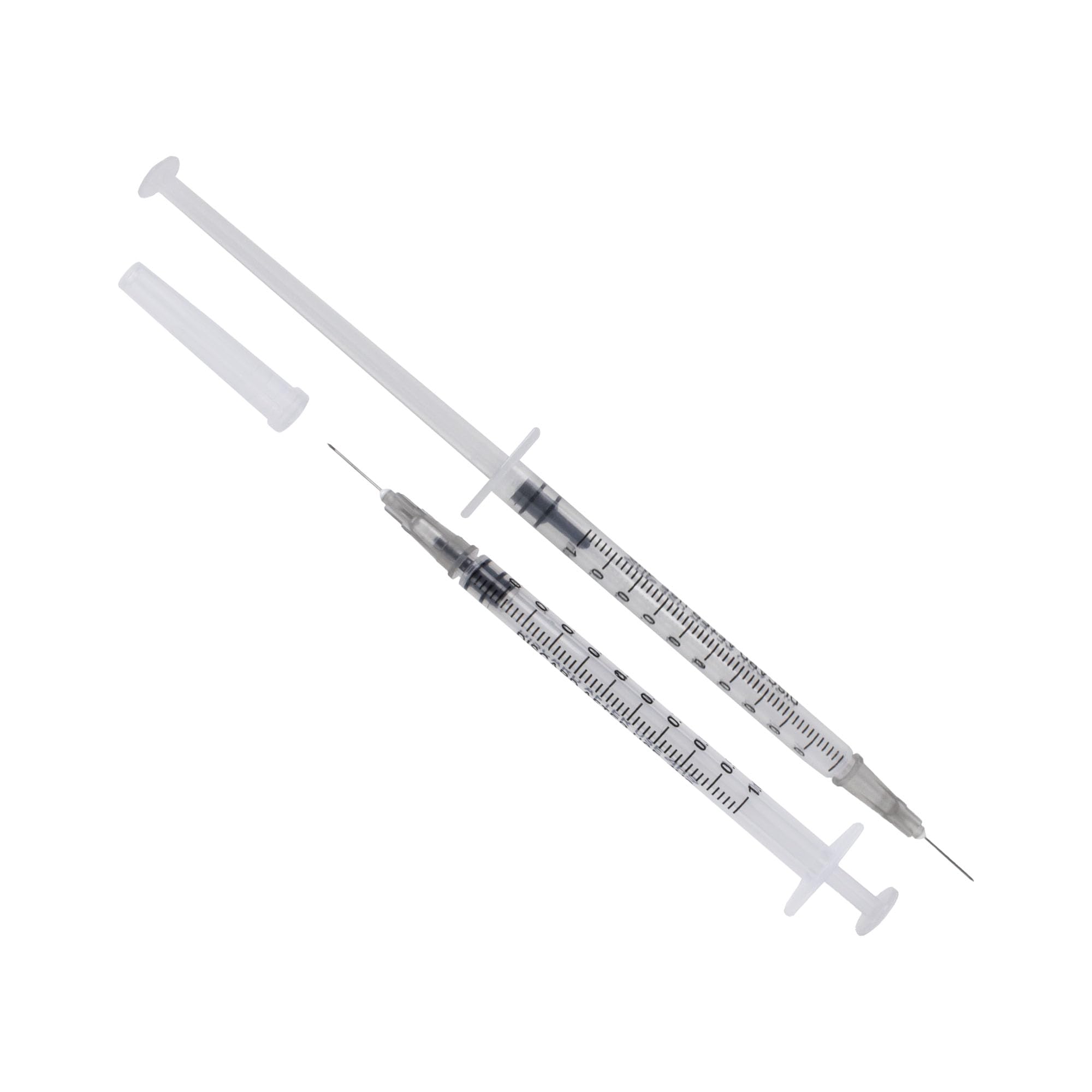 Generic 100 Pack, 1mL Tuberculin Syringes with Needle Luer S -7