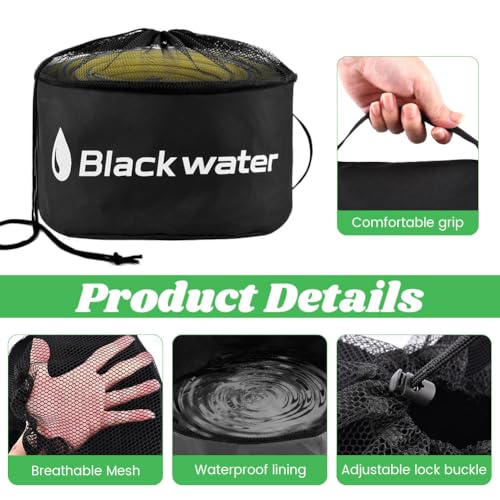 Image of 4 Pack RV Hose Storage Bag, Waterproof RV Sewer Hose Storage with 4 Straps, Camper Accessories Inside Organizer for Fresh Water Hoses Electrical Cords