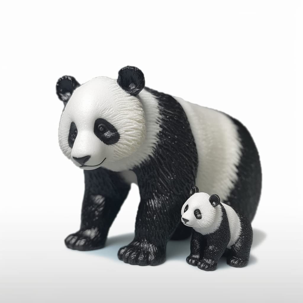 Hyper-Realistic Animal Figurines - Inspiring Wildlife Discovery and Imaginative Learning for Kids (Panda)