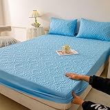 [Expérience de sommeil immersive] La conception découpée avec précision permet au drap-housse de s'adapter parfaitement à tous les types de matelas et de literie, qu'il s'agisse de mousse à mémoire de forme, de coussinets en latex ou de matelas à ressorts traditionnels, pour s'adapter parfaitement, vous aidant à entrer rapidement dans un sommeil profond et à retrouver votre énergie lorsque vous vous réveillez le matin.