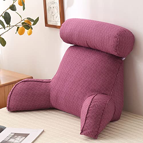 Comodo cuscino da lettura con braccioli, cuscino di supporto lombare e supporto per la schiena, per libri, giochi e relax, massimo comfort