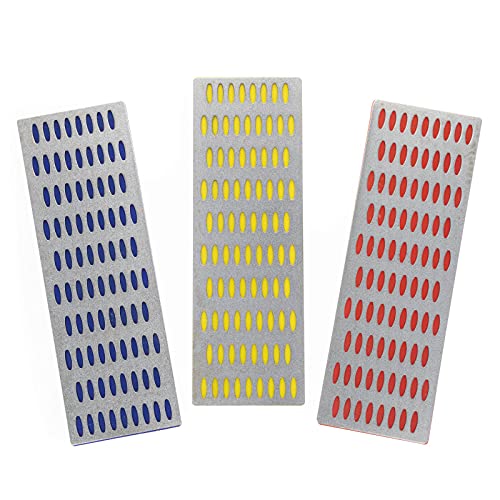 3 Piece Universal Diamond Knife And Blade Sharpening Block Set #TOP2
