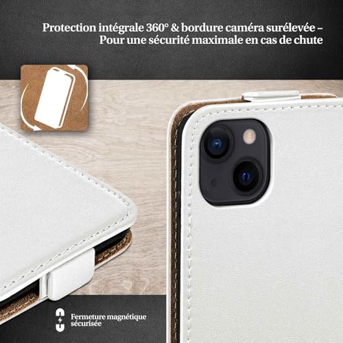 Étui iPhone 15 Plus moex blanc anti-rayures pour éliminer les risques de casse d'écran - 3