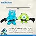 Disney for Pets Pixar’s Monsters, Inc. Rope Pet Toy, 12in Pixar Dog Toys | Rope Tug Toy for Dogs Inspired by Mike and Sulley from Pixar’s Monsters, Inc.
