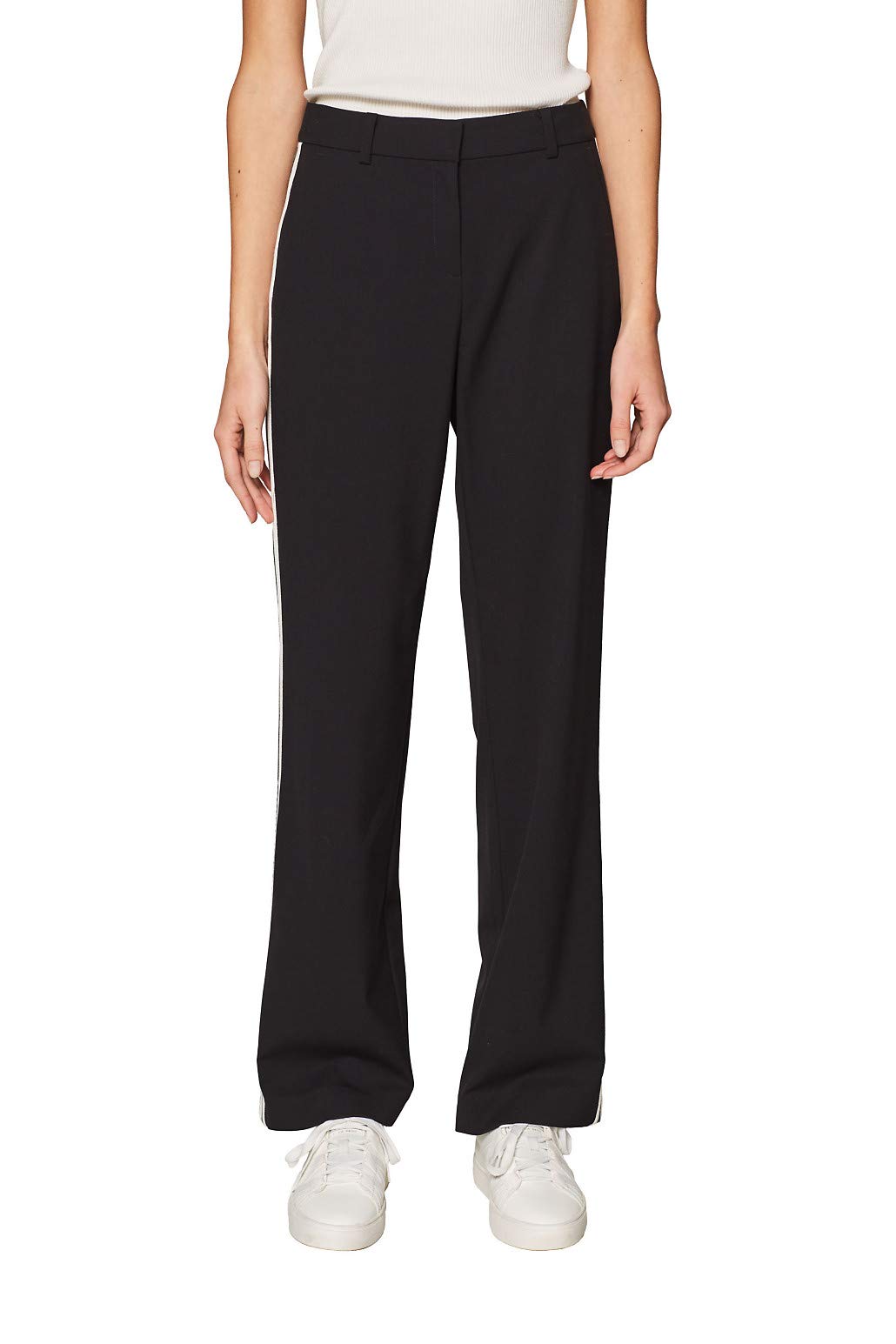ESPRIT Women's 039ee1b008 Trouser, (Black 001), W38/L32 (Size: 38/32)