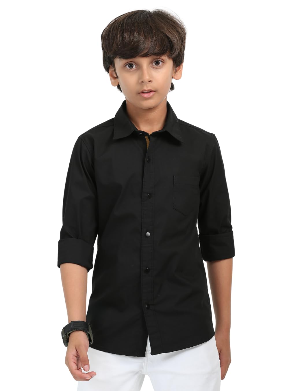 Red Nine Boys Shirt | 100% Cotton Twill Fabric, Spread Collar, Full Sleeves, Solid Regular Fit | Stylish Casualwear Button... - Review, Price and Buying Guide