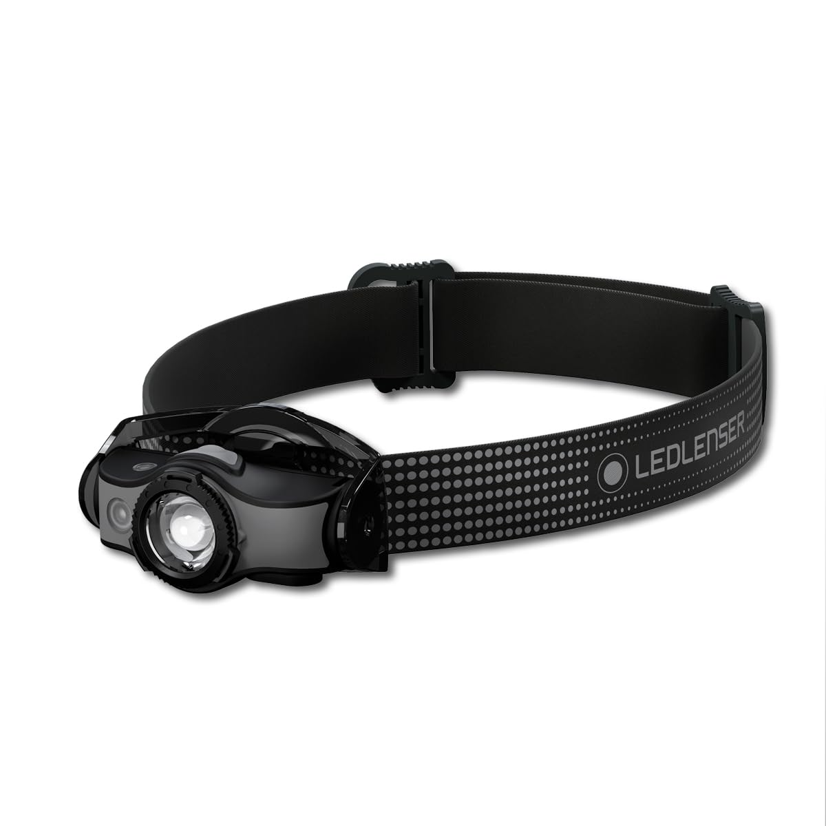 Ledlenser MH5 Torcia Frontale LED da Outdoor, Nera/​Grigia, Ricaricabile con Batteria, 400 Lumen, autonomia Fino a 35 Ore, Luce Rossa, Possibile Uso con 1 Batteria AAA, clipmetallica
