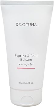 FARMASi Dr. C. Tuna Paprika & Chili Balsam, Soothing Warming Massage Gel, Helps Ease Muscle Tension and Supports Relaxation & Recovery, Smooth Non-Greasy Body Balm, 5.1 fl oz