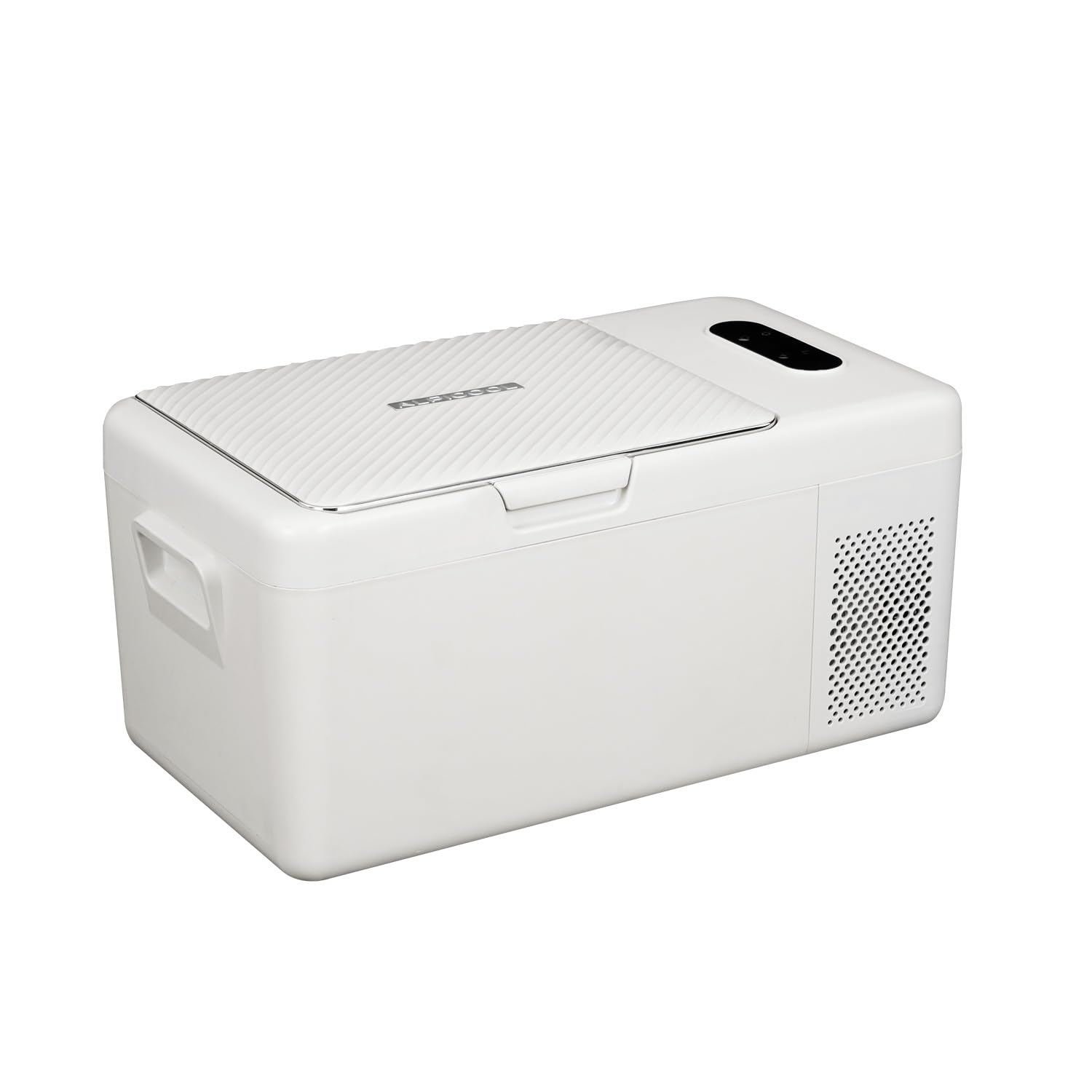 Alpicool S15 16,8L Nevera Portátil Eléctrica Refrigerador de Coche, 12V 24V/CA 220v mini frigorífico para Hogar,Camping, Viajes,Automóvil, 20ºC a 20ºC con USB (Blanco)