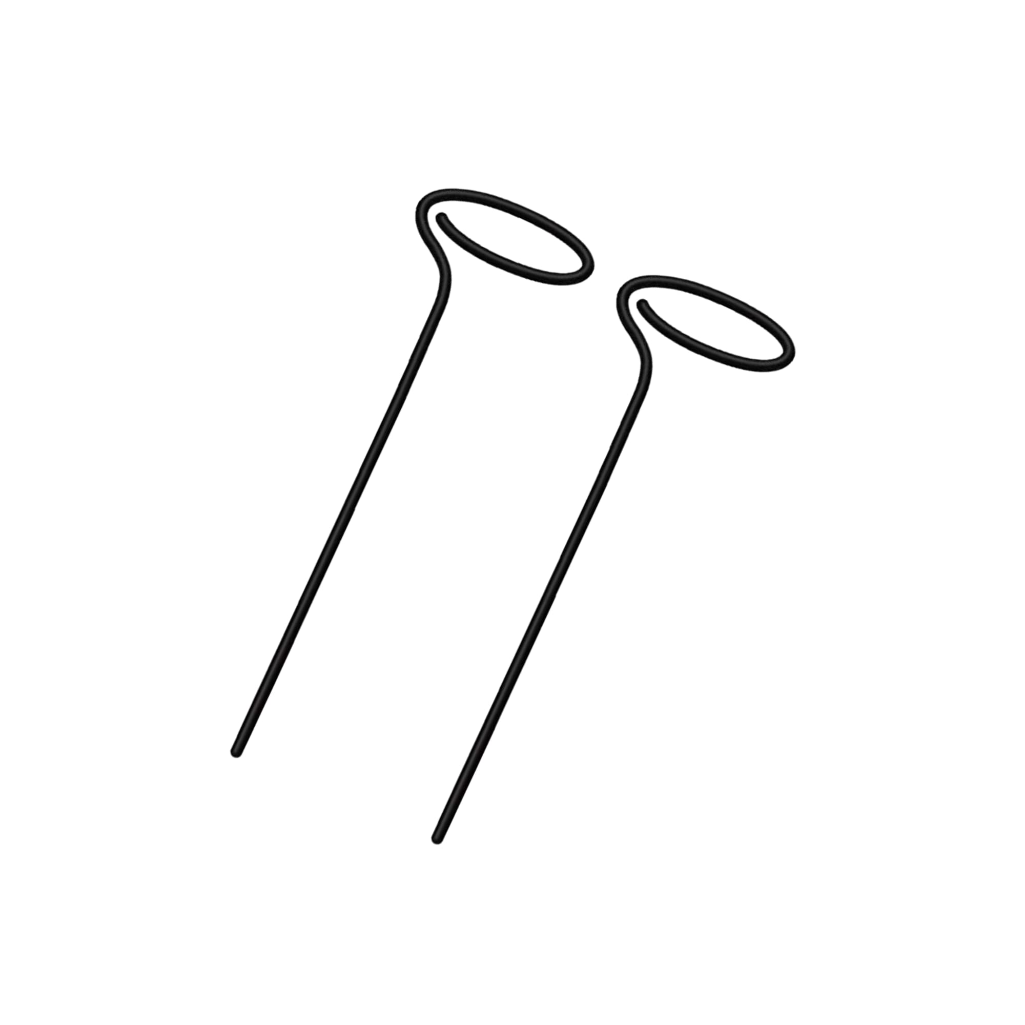 NAYRA Black Color Plant Support Climber Extension/Plant Stakes for Plants, Flower and Vegitables |Metal Strong Plants Stakes for Home and Garden(Plant Stakes Set of 2)-image-48