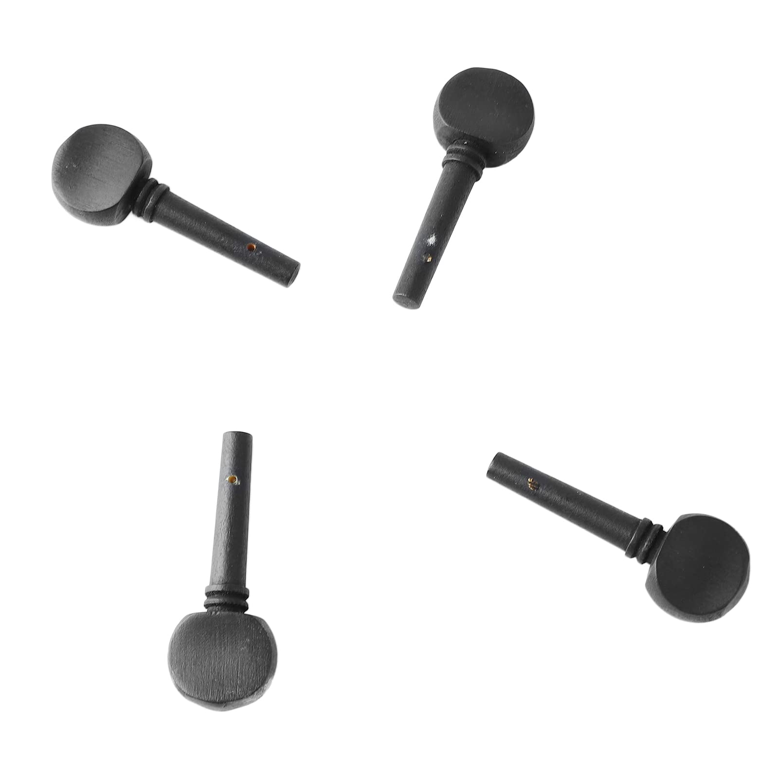 4Pcs Violin Tuning Peg Portable Fine Appearance Wood Violin Peg Replacement Black M00588 Tuning PegViolin PegTuning PegWoothe Scratch MATERIAL (M00592)
