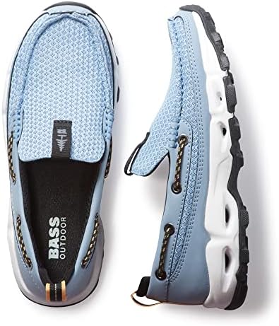 BASS OUTDOOR Women's Aqua Deck Shoe Hiking, Dusty Blue, 8 | Image 5