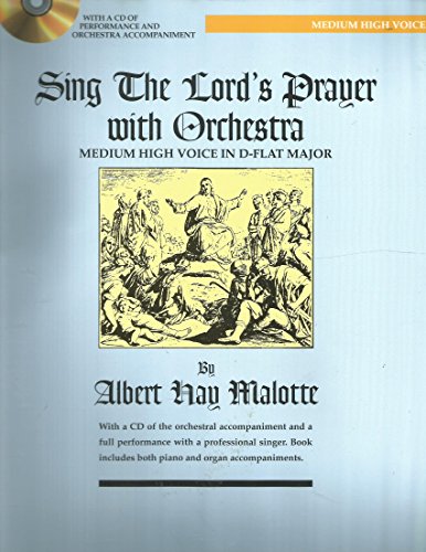 Albert hay malotte: sing the lord's prayer with orchestra (d flat) +cd