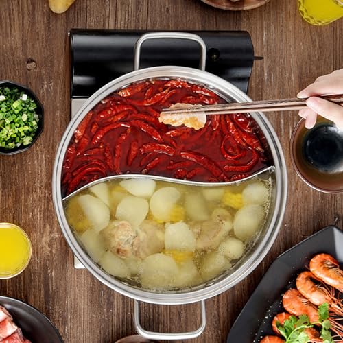Olla Hot Pot Shabu Shabu Acero Inoxidable 30cm miniatura 2