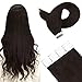 YoungSee Skin Weft Tape in Hair Extensions Human Hair #2 Color Darkest Brown Long Straight Remy Human Hair Tape in Seamless Double Sided Reusable Tape in Extensions Human Hair