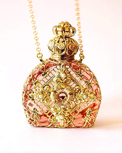Flacons parfum portables en collier pour huiles essentielles au quotidien