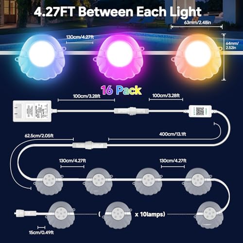  100FT RGB Swimming Pool Lights - image 4