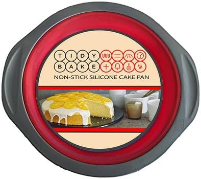 Round Cake Pan Non Stick Silicone Bakeware by TidyBake …
