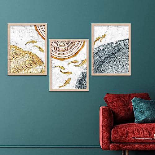 Image of kotart Modern Wall Art Framad Painting for Wall Decoration - Wall Paintings for Living Room, Bedroom - Big Size Wall Painting (Art 8, 13x17 inch)