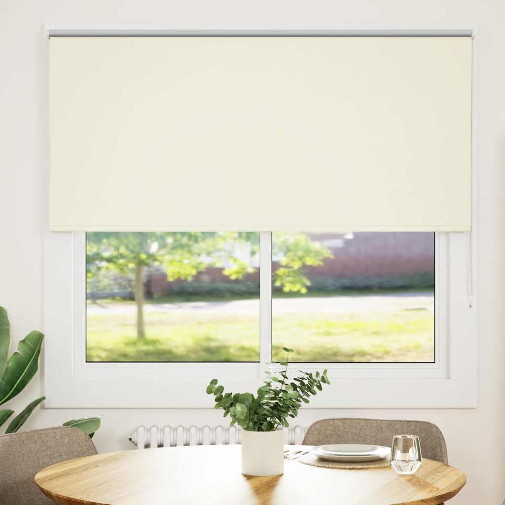 Tenda avvolgibile opaca, bianca, 160 x 175 cm, poliestere | Facile pulizia, montaggio senza foratura, regolazione in altezza, uso in casa e in ufficio