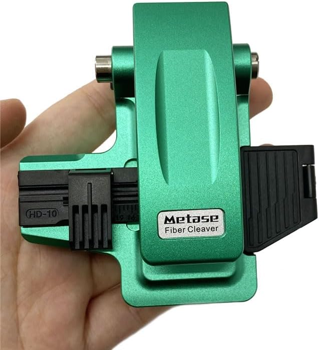Metase MT-10 Fiber Cleaver Cable Cutting Knife FTTT Fiber Optic Knife Tools Cutter High Precision Cleaver Automatic Cutting (1 pcs)