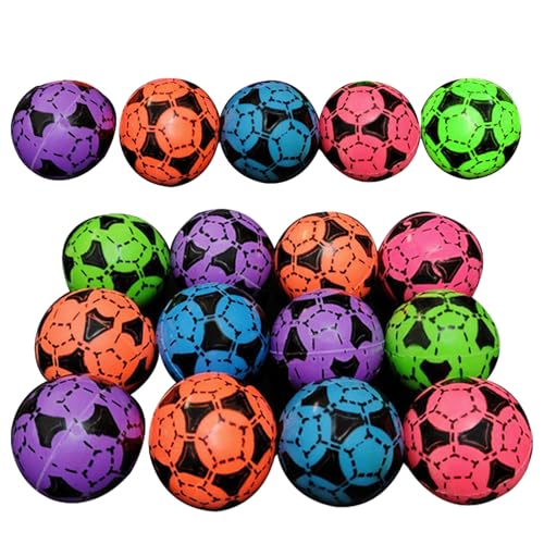 Pelotas Saltarinas,Tangger 20Pcs Pelotas Saltarinas para Niños Pelota Saltarina 32mm Pelota Saltarina Niños Pelotas Pelotas De Rebote Colores Brillantes Pelotas De Goma Color Aleatorio