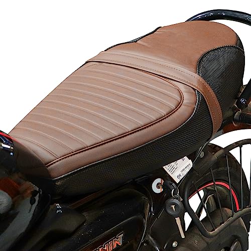 Image of TVS Seat Cover for Sweat Free Comfortable Riding| Nylon Thread Stitching for Strength| Bike Riding Accessories|Heat & UV Ray Protection|Enhanced Tear Resistance
