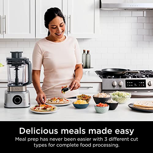 Ninja SS401 Foodi Power Blender Ultimate System with 72 oz Blending & Food Processing Pitcher, XL Smoothie Bowl Maker and Nutrient Extractor* & 7 Functions, Silver (Renewed) - Image 6