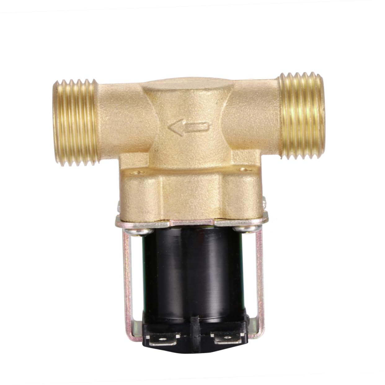 Válvula solenoide 12V de latón de 2 vías normalmente cerrada MAGICLULU control de agua